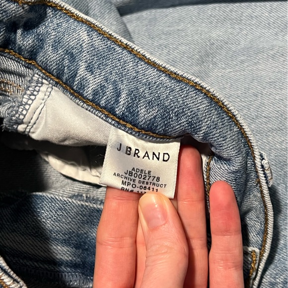 J Brand Adele Straight Mid-Rise Jeans Archive Destruct size 31 - Picture 5 of 7